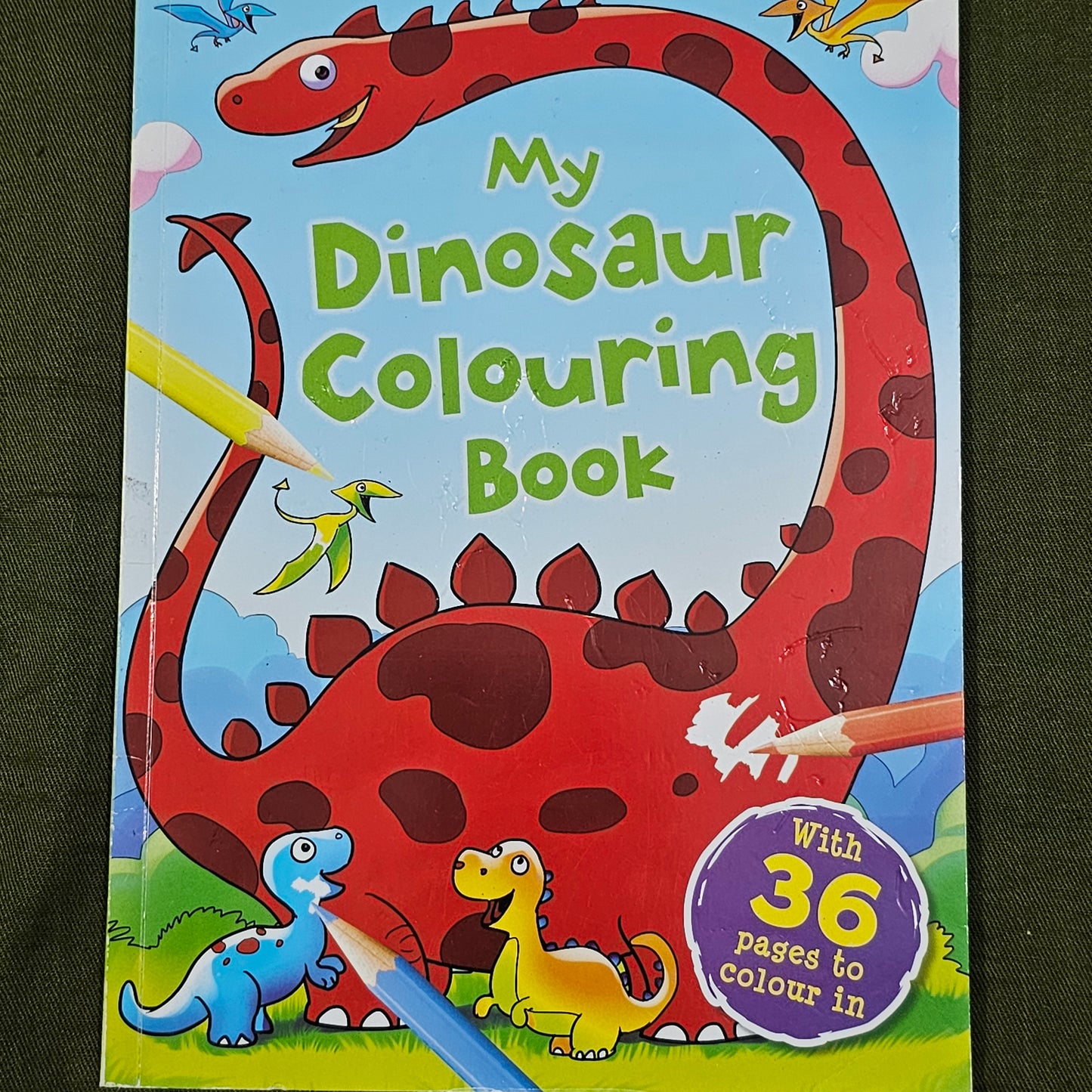MY DINOSAUR COLOURING BOOK