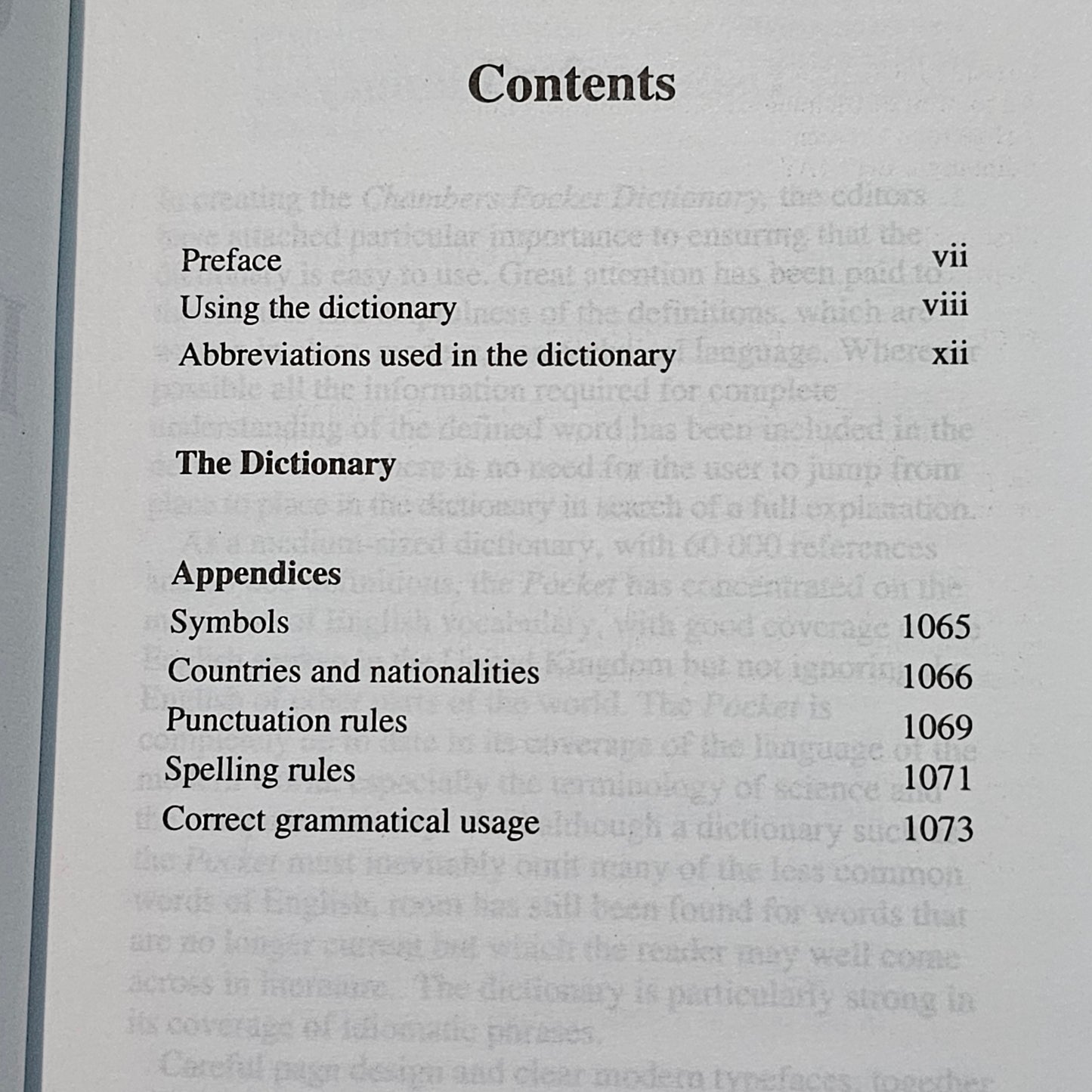 Pocket Dictionary