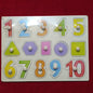 1 to 10 with Shapes wooden plate