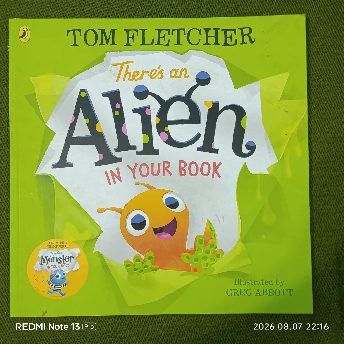 There's an Alien in your book