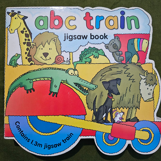 abc train jigsaw book
