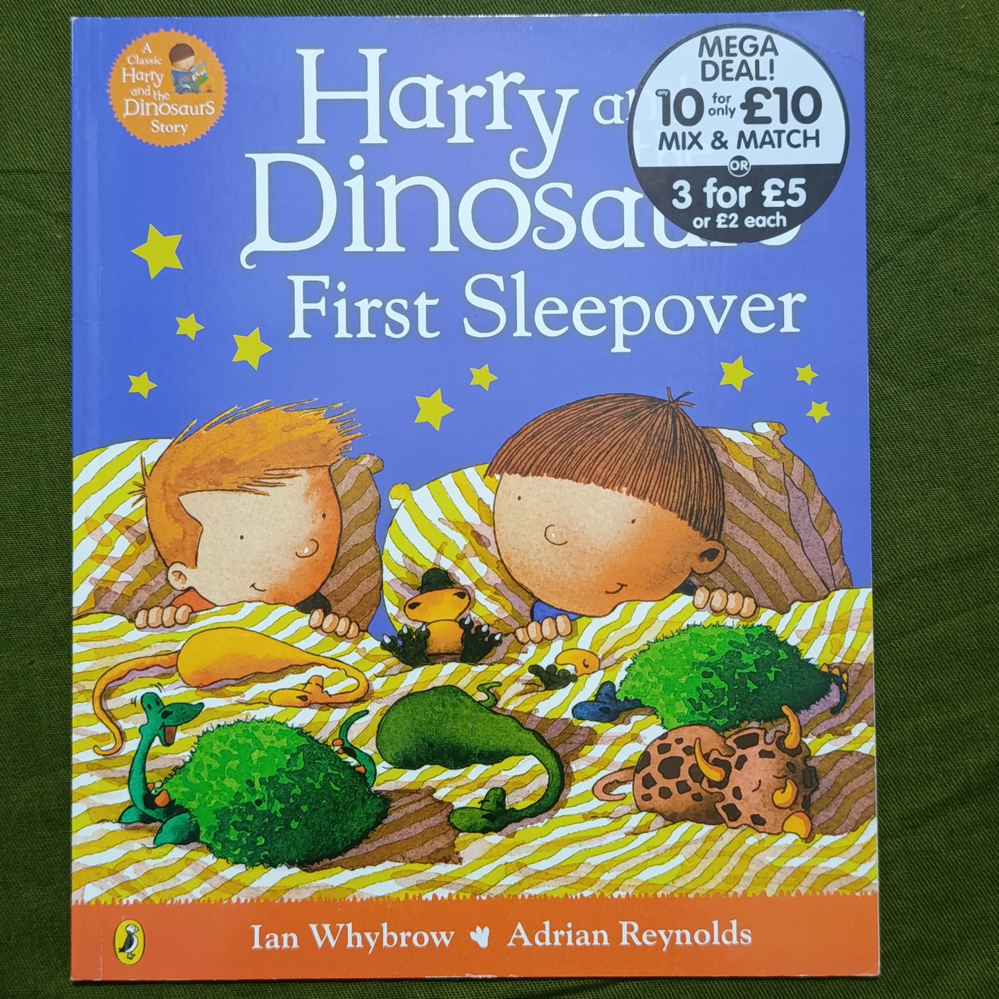 Harry and the Dinosaur first sleepover