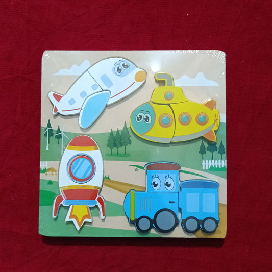 3d puzzle wooden plate