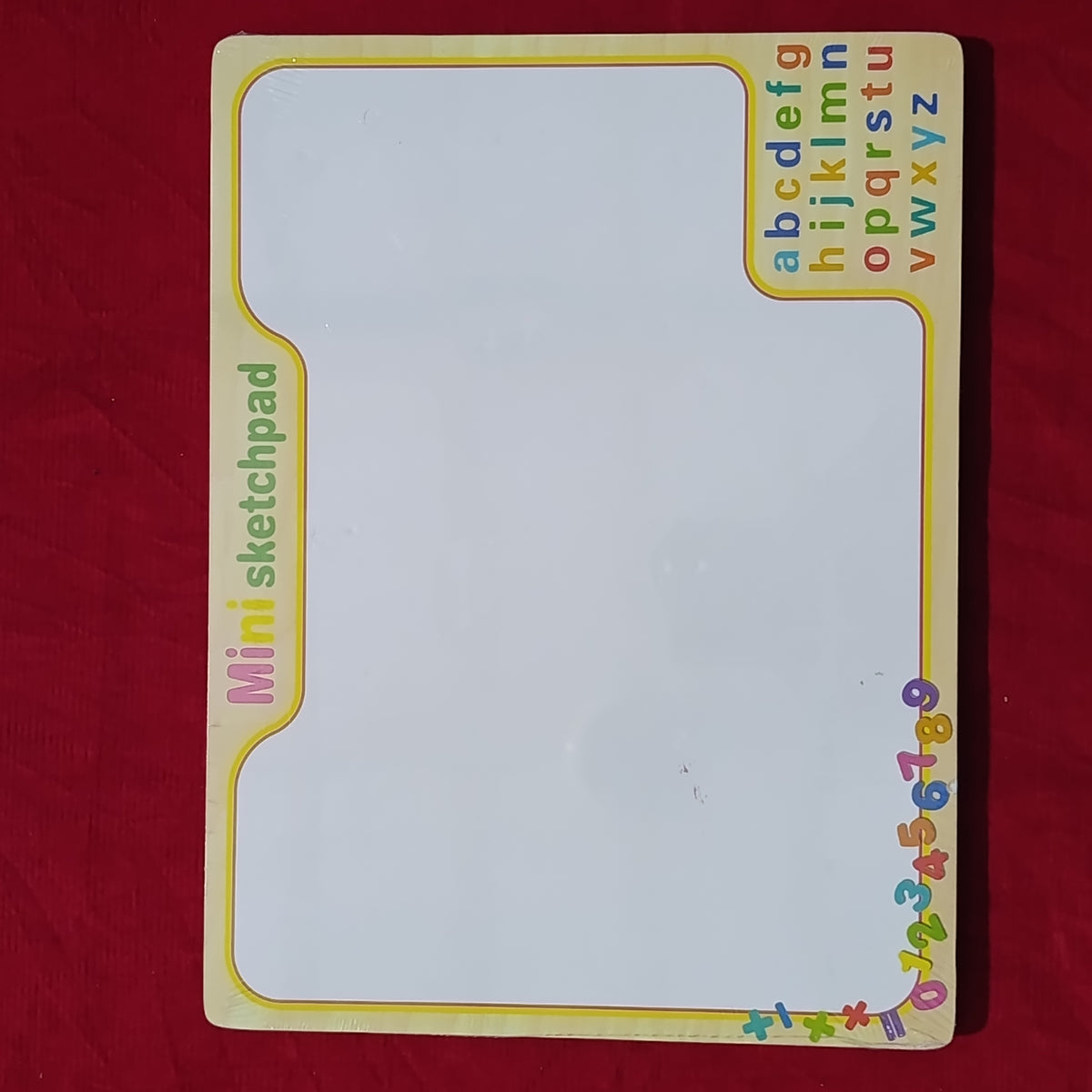 0 to 20 with white board wooden plate