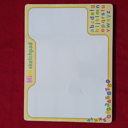 0 to 20 with white board wooden plate