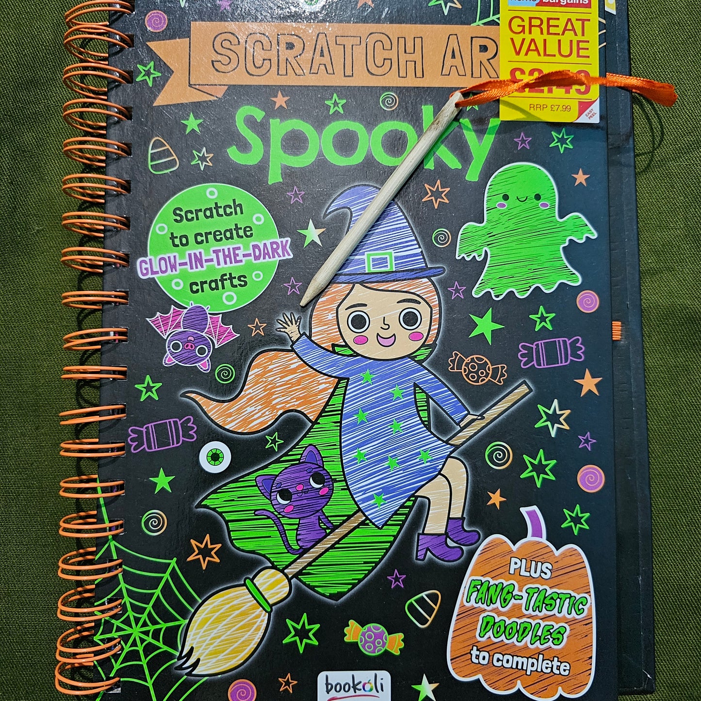 Scratch Art Spooky