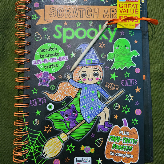 Scratch Art Spooky