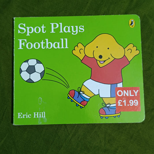 Spot plays football