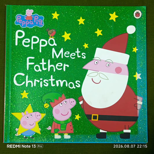 Peppa meets father Christmas