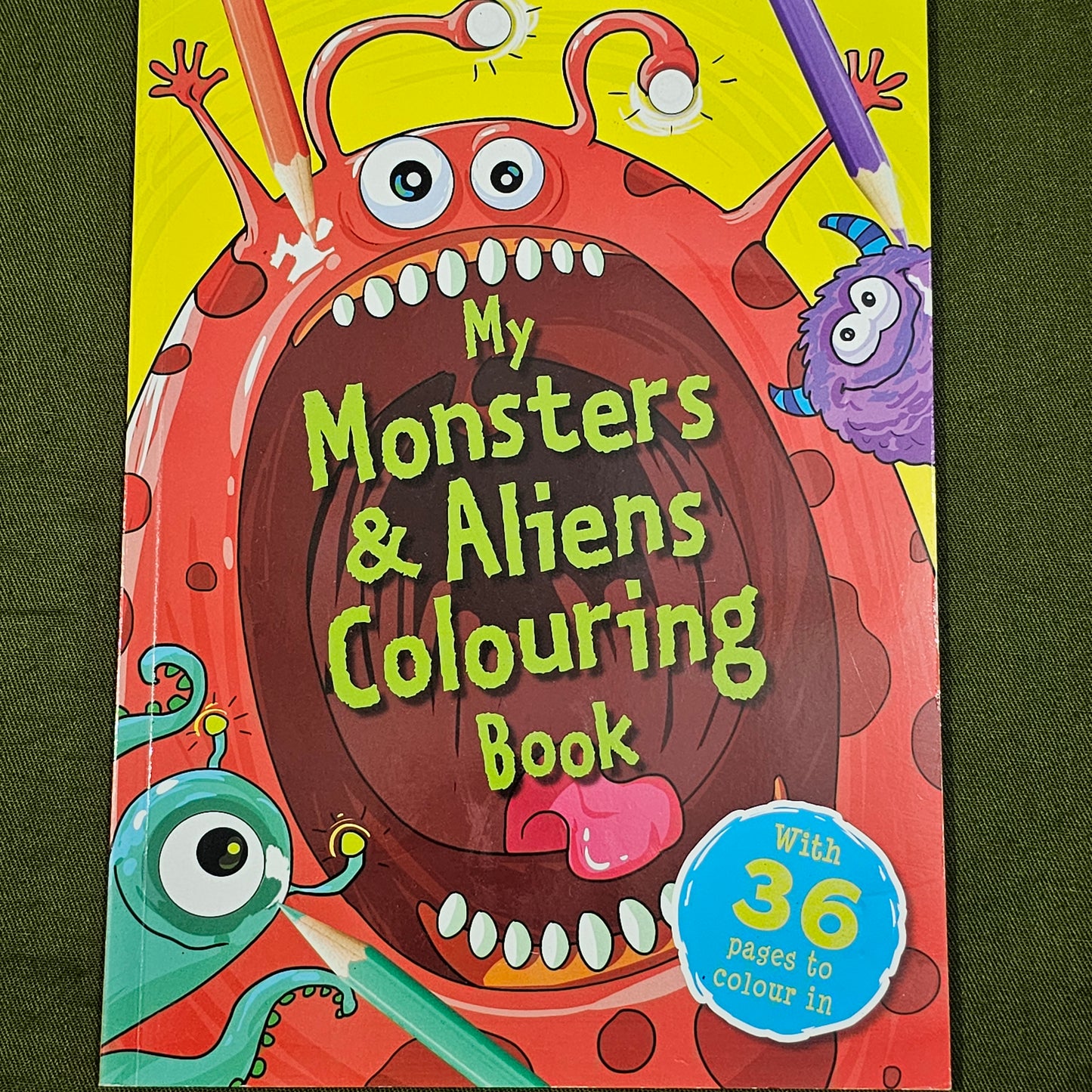 My Monsters and Aliens : colouring book